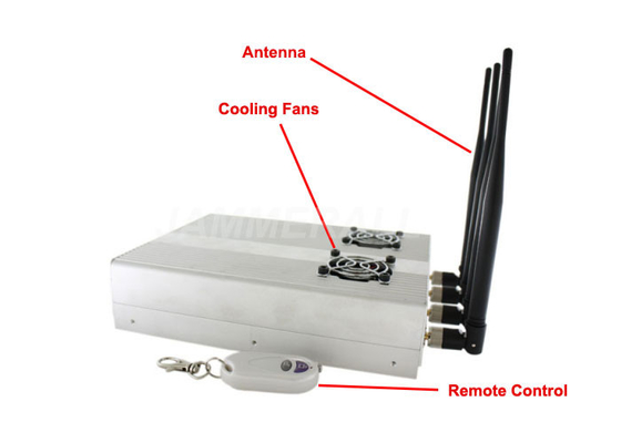 デスクトップの携帯電話信号の妨害機、CDMA/3G/2つの冷却ファンを持つGSMのブロッカー