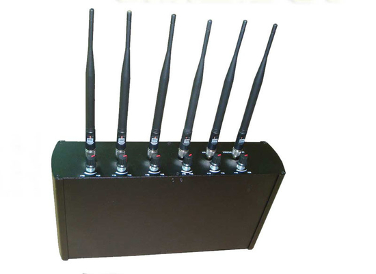 調節可能な卓上6アンテナ携帯電話信号の抑制剤GPS L1 WiFi 2.4Gのブロッカー