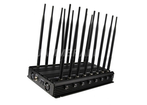 品質  16 Antennas UHF VHF Jammer , All - In - One Cell Phone Signal Blocker 工場
