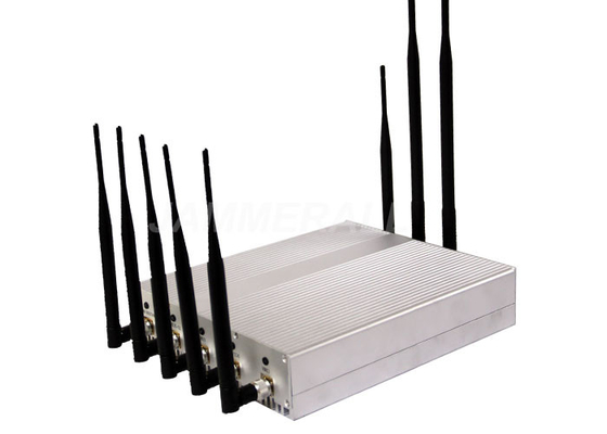 携帯電話/GPSのための強力な8本のアンテナ移動式ネットワークのブロッカー/WiFi信号